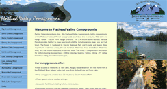 Desktop Screenshot of flatheadvalleycampgrounds.com